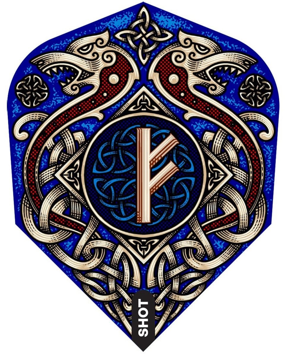 Shot! Viking Rannsaka Dart Flights Shape No.6 Flights