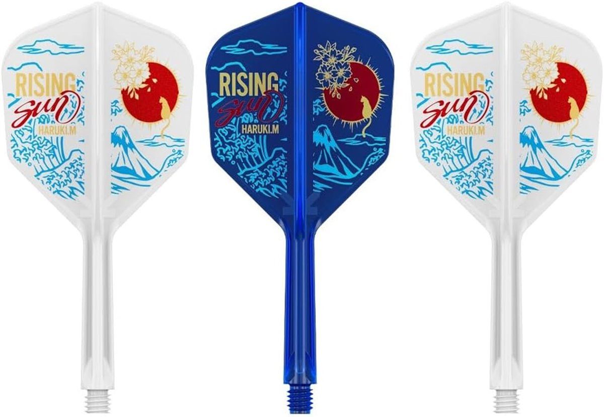 Target K-Flex Rising Sun Haruki Muramatsu Mix Shaft/Flight System Shape No6 Shafts