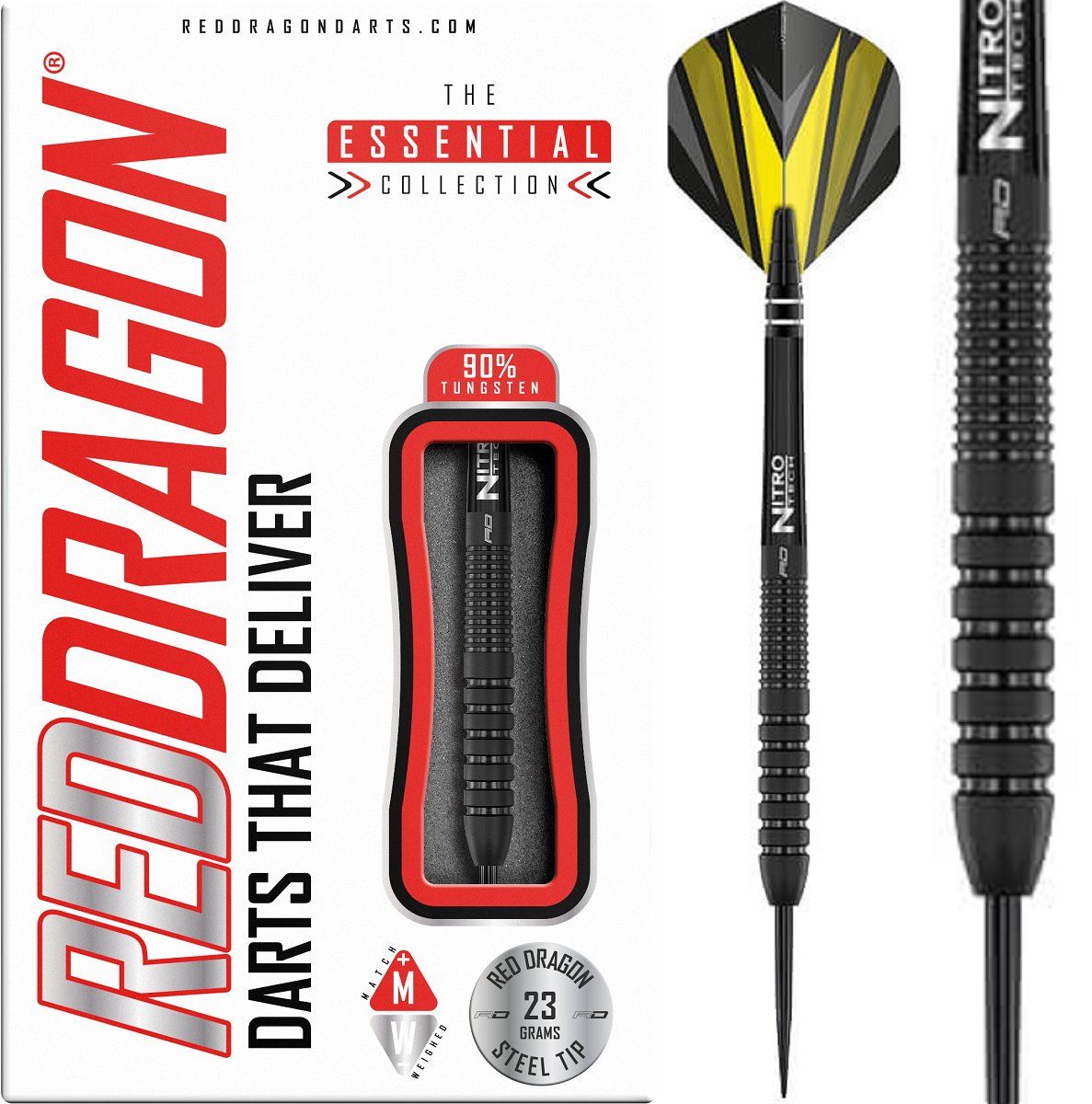 RedDragon Phantom Steel Darts 90% Tungsten 23/25 gram Steeldarts