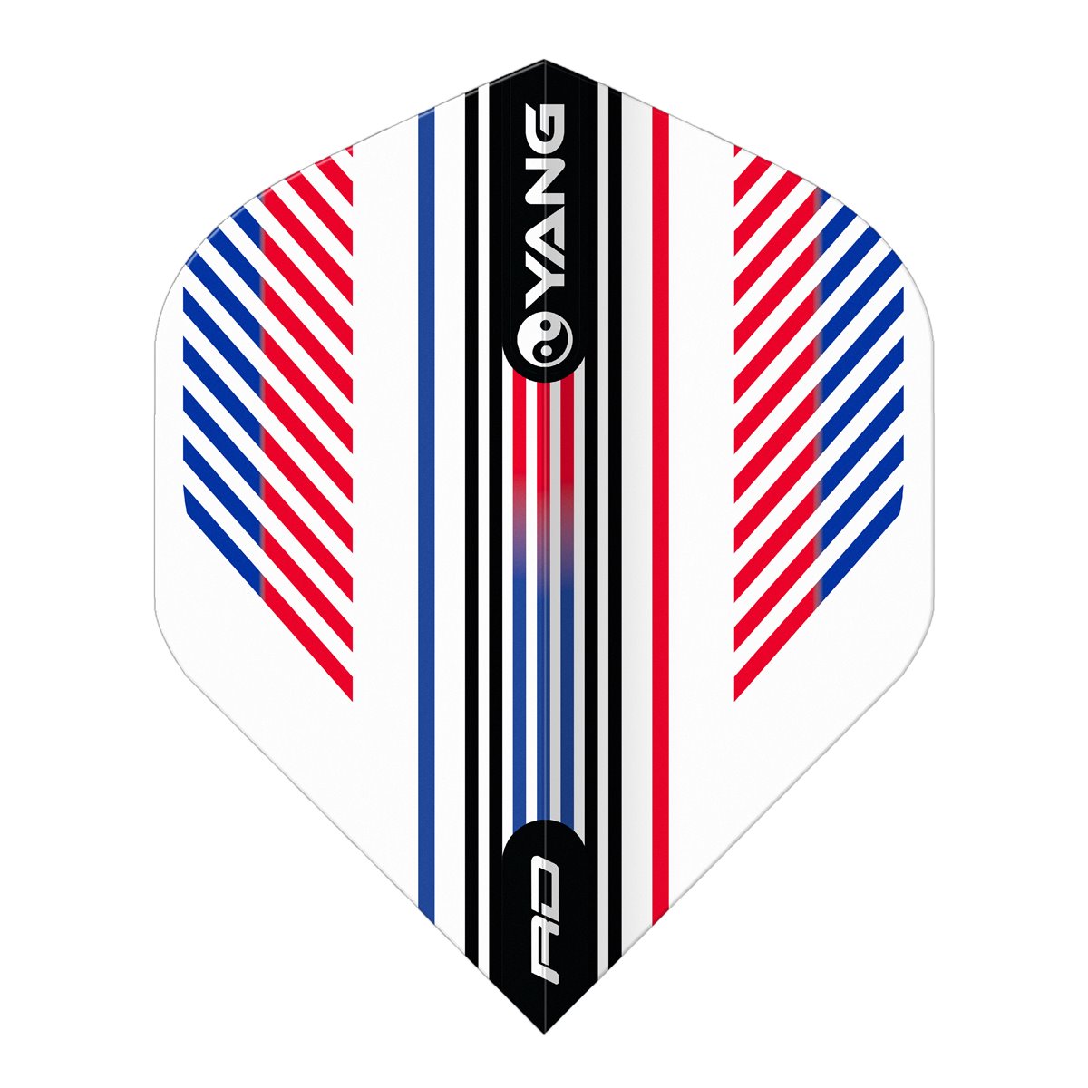 Reddragon Dartflight Yin Yang Double Sided Yin Yang Red, White & Blue Standard Flights