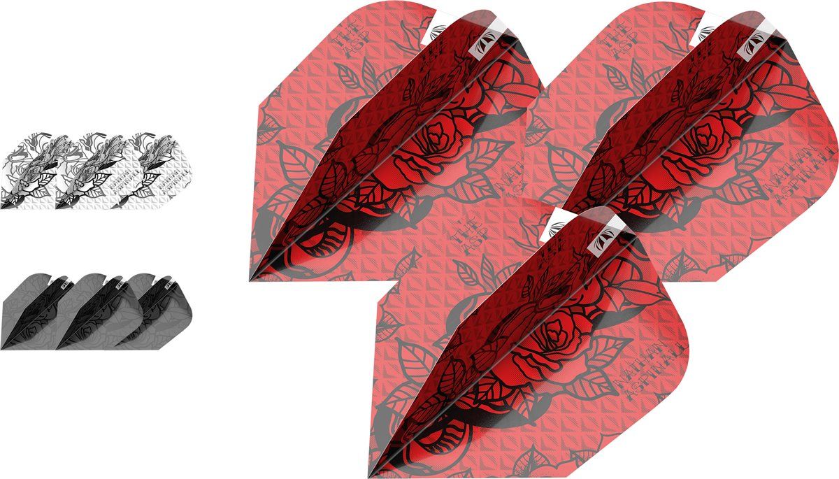 Target 3 Set Pro Ultra Player Nathan Aspinall INK 2023 Ten-X Flights