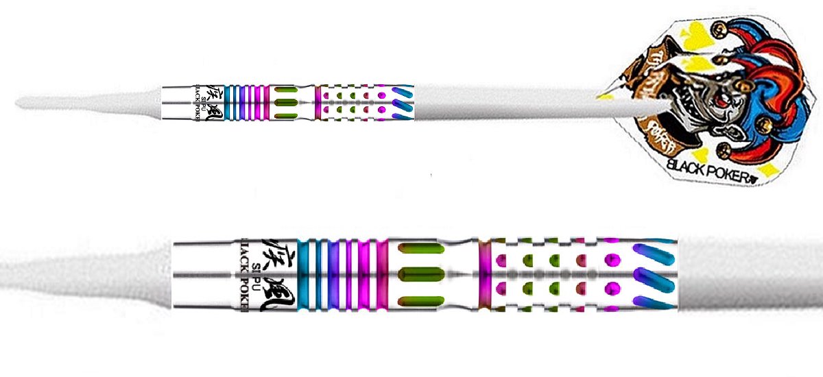 Hinotori SI PU T90 Rainbow Magic Serie mit Box Soft Darts 17,5 Gramm Softdarts