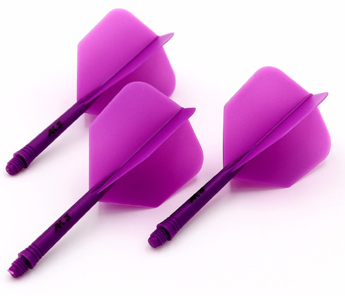 Cuesoul Dart Flight/Shaft AK5 Lila Standard Flights S=Short CSAK54XSYS