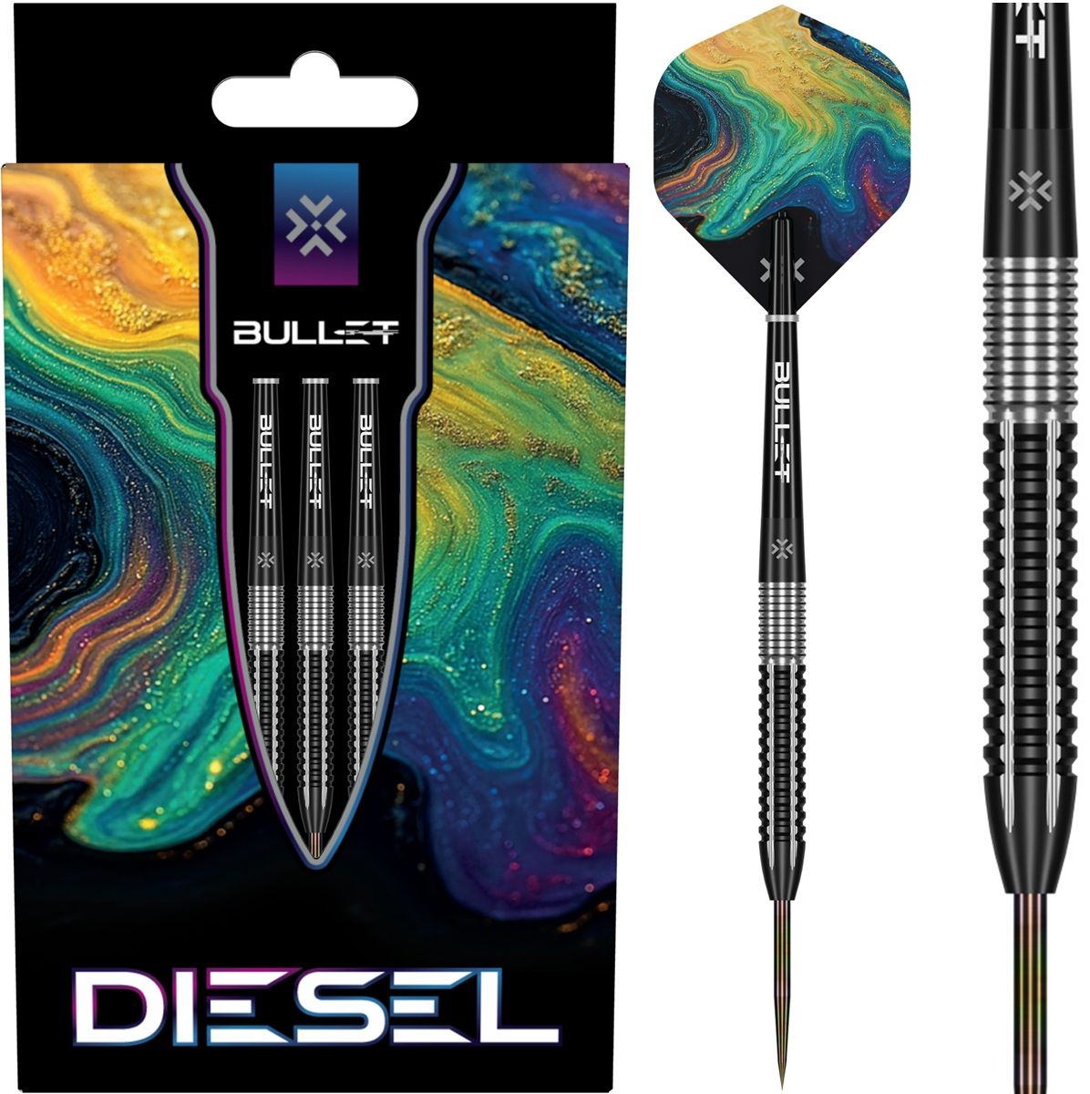 Bullet Diesel 85% Steeldarts 22/24/26 Gram Steeldarts