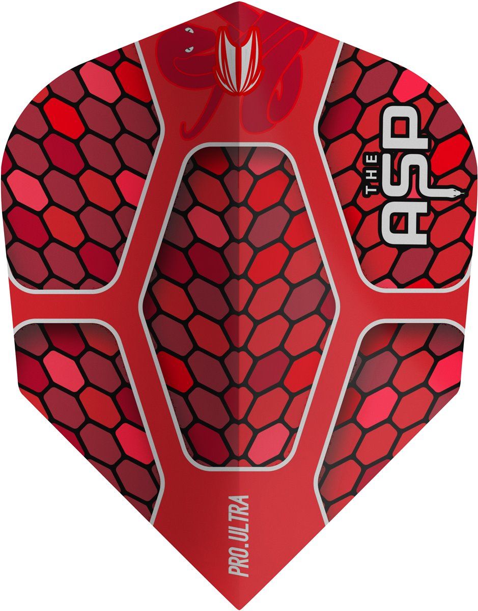 Target Pro Ultra Red Flights No 6 Nathan Aspinall ASP Flights