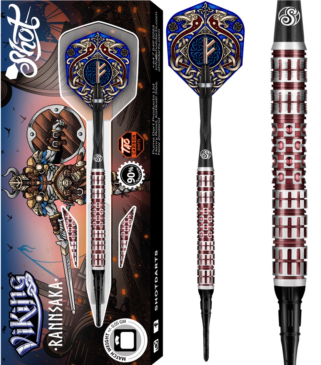 SHOT! Viking Rannsaka 90% Softdarts 18/20 Gramm Softdarts