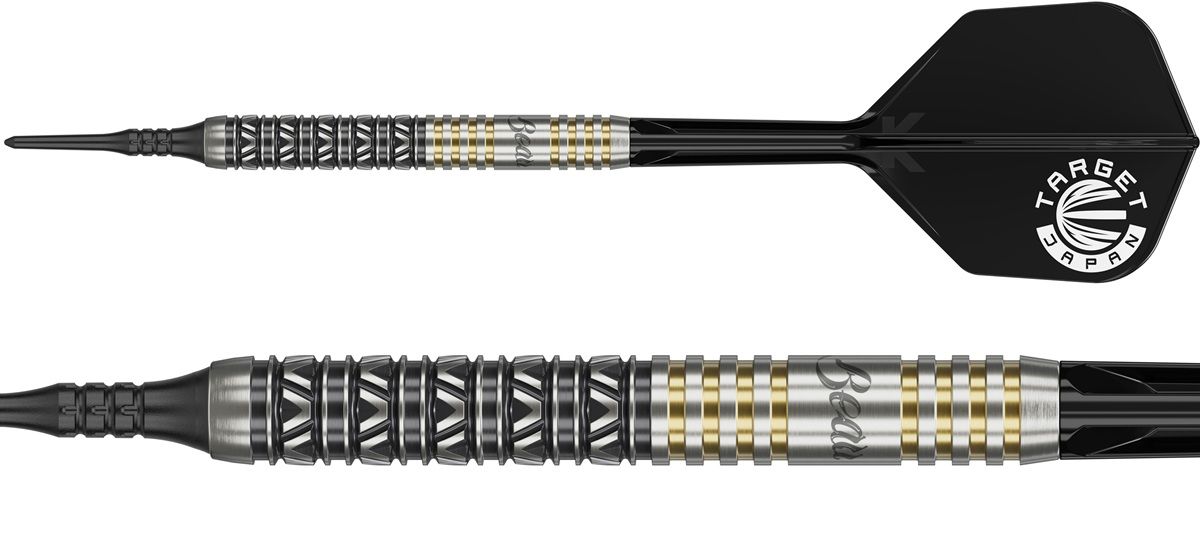 Target Darts Beau Greaves Punta in Acciaio Set di Freccette, 23G Target Darts Beau Greaves Punta in Acciaio Set di Freccette, 23G