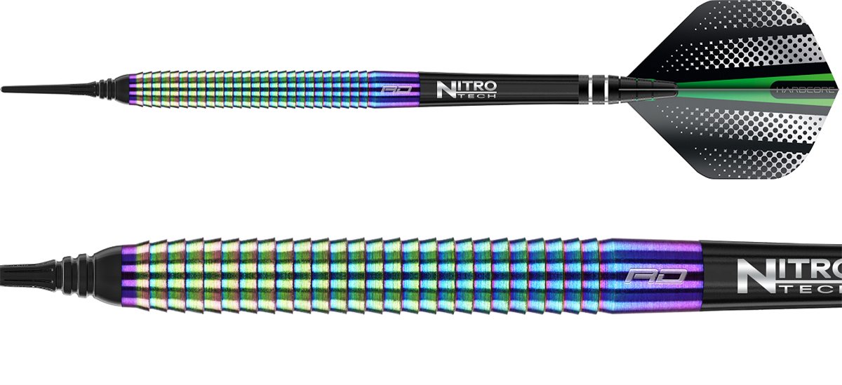 Reddragon Razor Edge Spectron Rainbow Softdarts 20 Gram Softdarts RDD2284