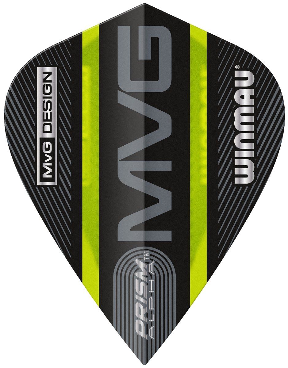 Winmau Prism Alpha extra spesse MvG Michael van Gerwen 2024 aletta per freccette Kite Flights