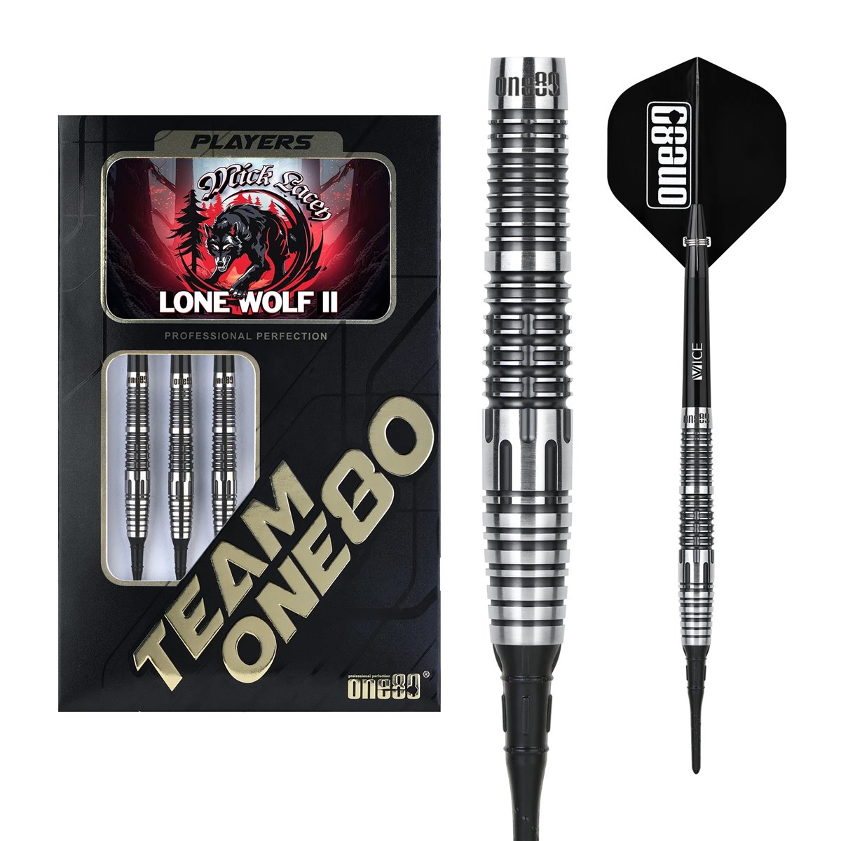 One80 Mick Lacey Signature Softdarts 19 Gramm Softdarts