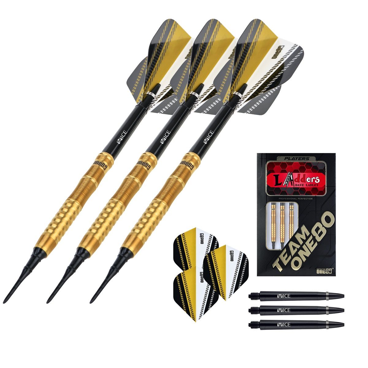 ONE80 Dave Ladley Softdart 20 Gram Softdarts | ON9448