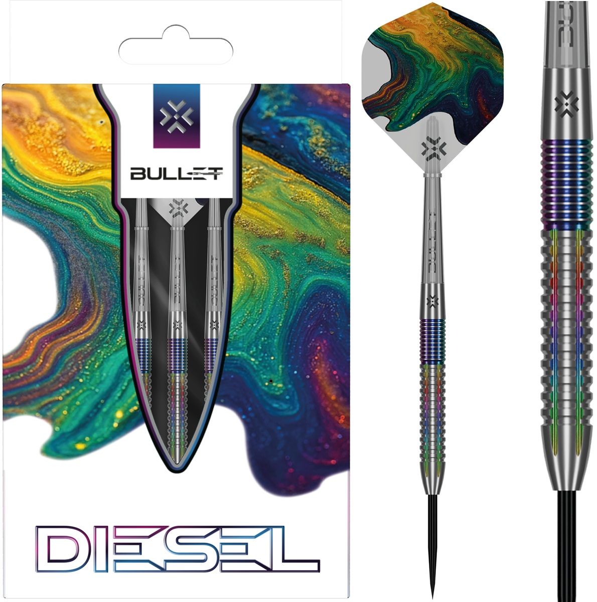 Bullet Diesel V2 85% Steeldarts 21/23/25 Gramm Steeldarts