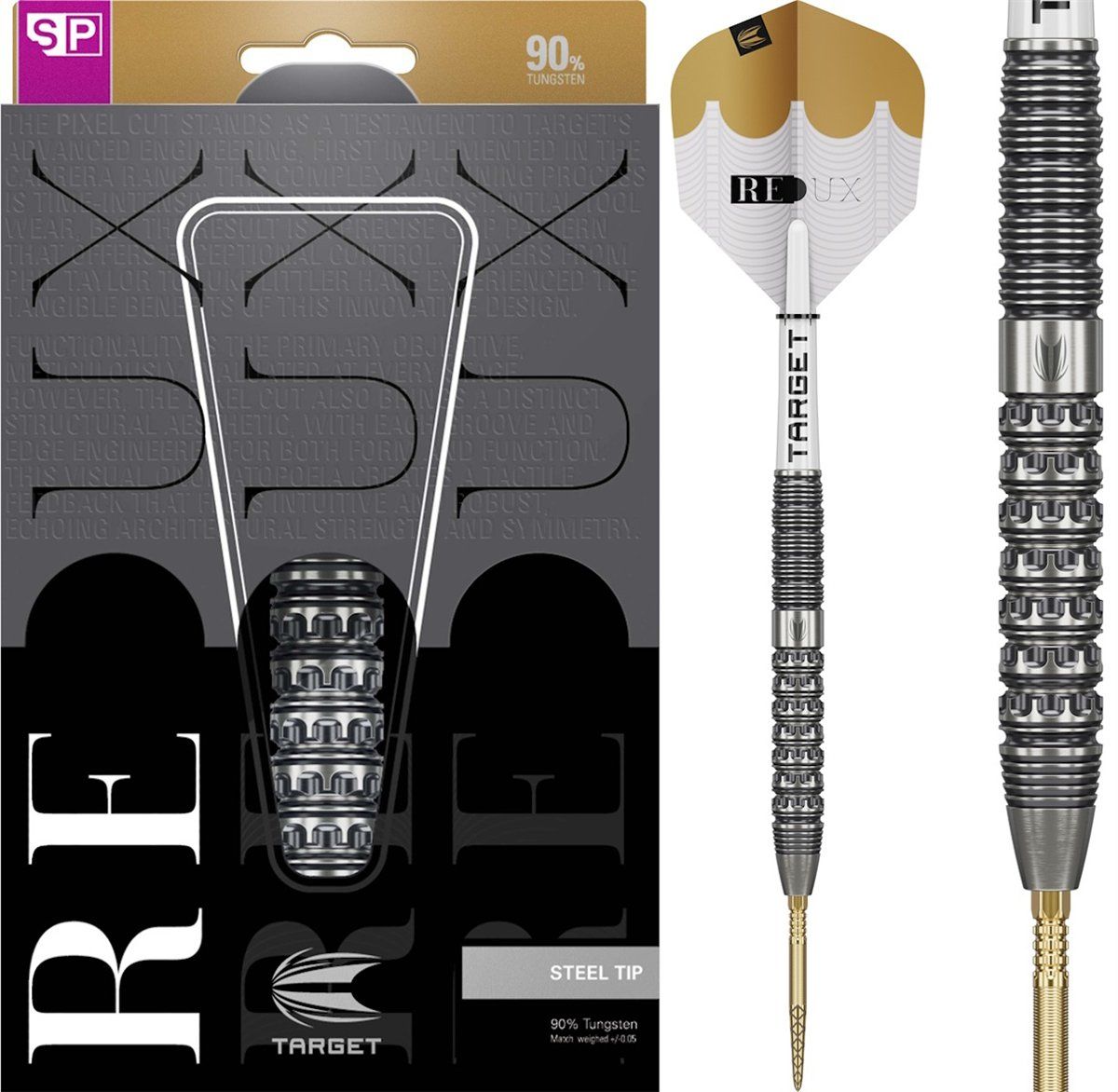 Target Redux 01 Swiss Point 90% Steeldarts 22/23/24/25 Gram Steeldarts