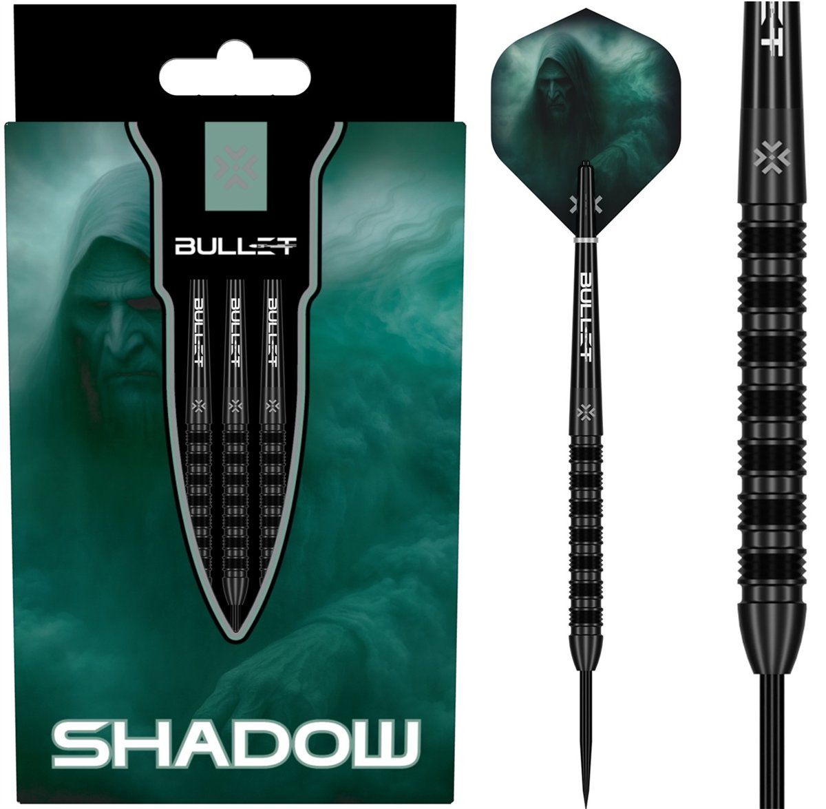Bullet Shadow 90% Steeldarts 22/23/24/25 Gram Steeldarts
