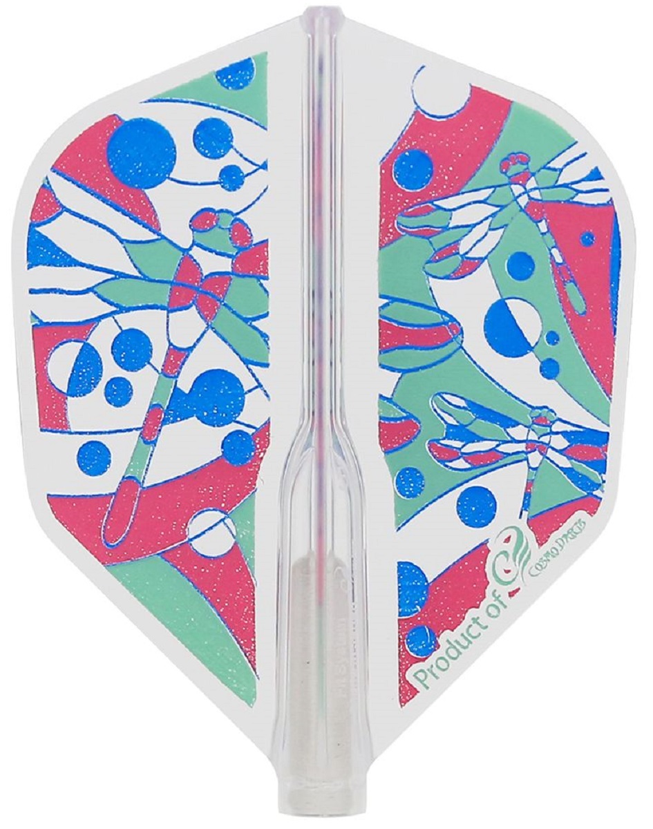 Cosmo Darts Fit Flights Air Printed Series Pastel Rain Shape Flights