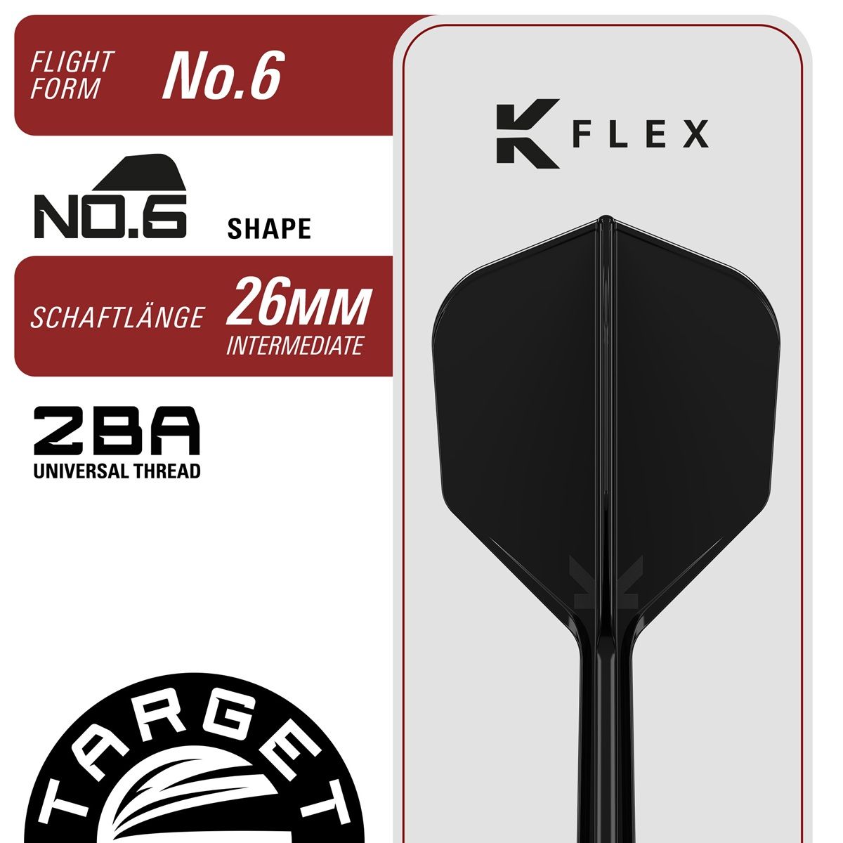 Target Black Marque Blaze 90% 2BA Softdarts 18 Gramm Softdarts