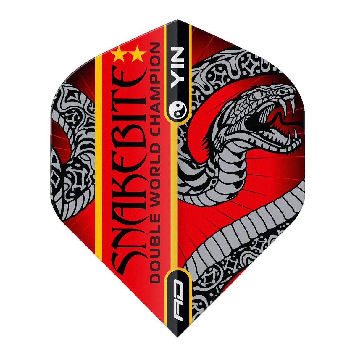 Reddragon Peter Wright Hardcore Red & Green Yin Yang Dart Flights Standard Flights