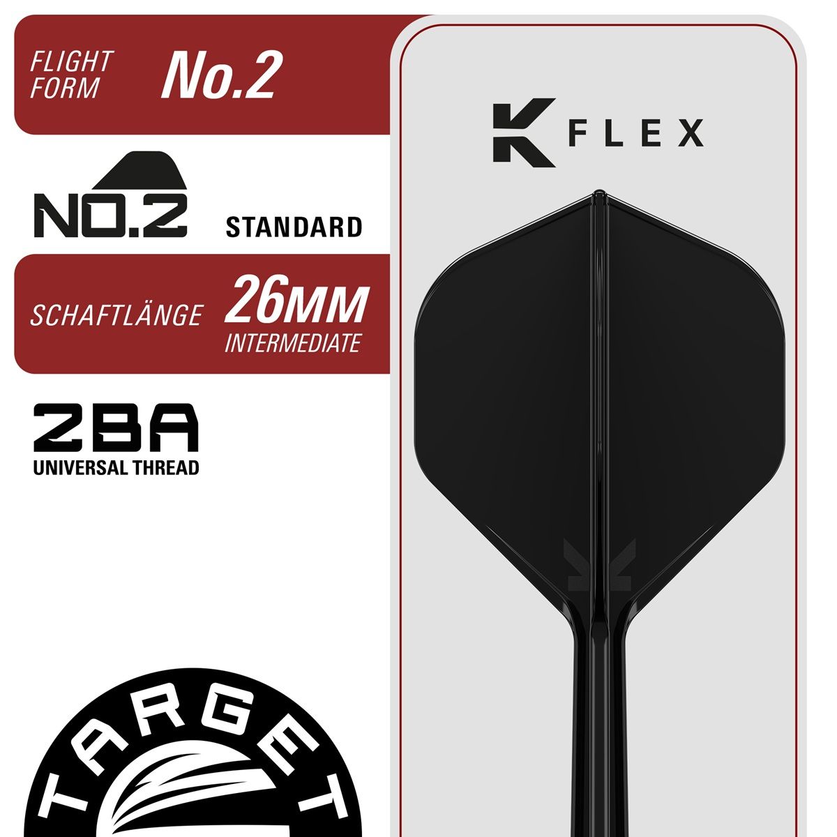 Target Black Marque Eclipse 90% Swiss Points Steeldarts 23/25 Gramm Steeldarts