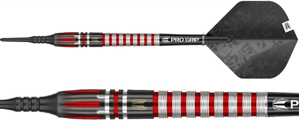 Target Nathan Aspinall ASP Black 18 Gram 90% Tungsten Softdarts Pro-Player 90% Softdarts