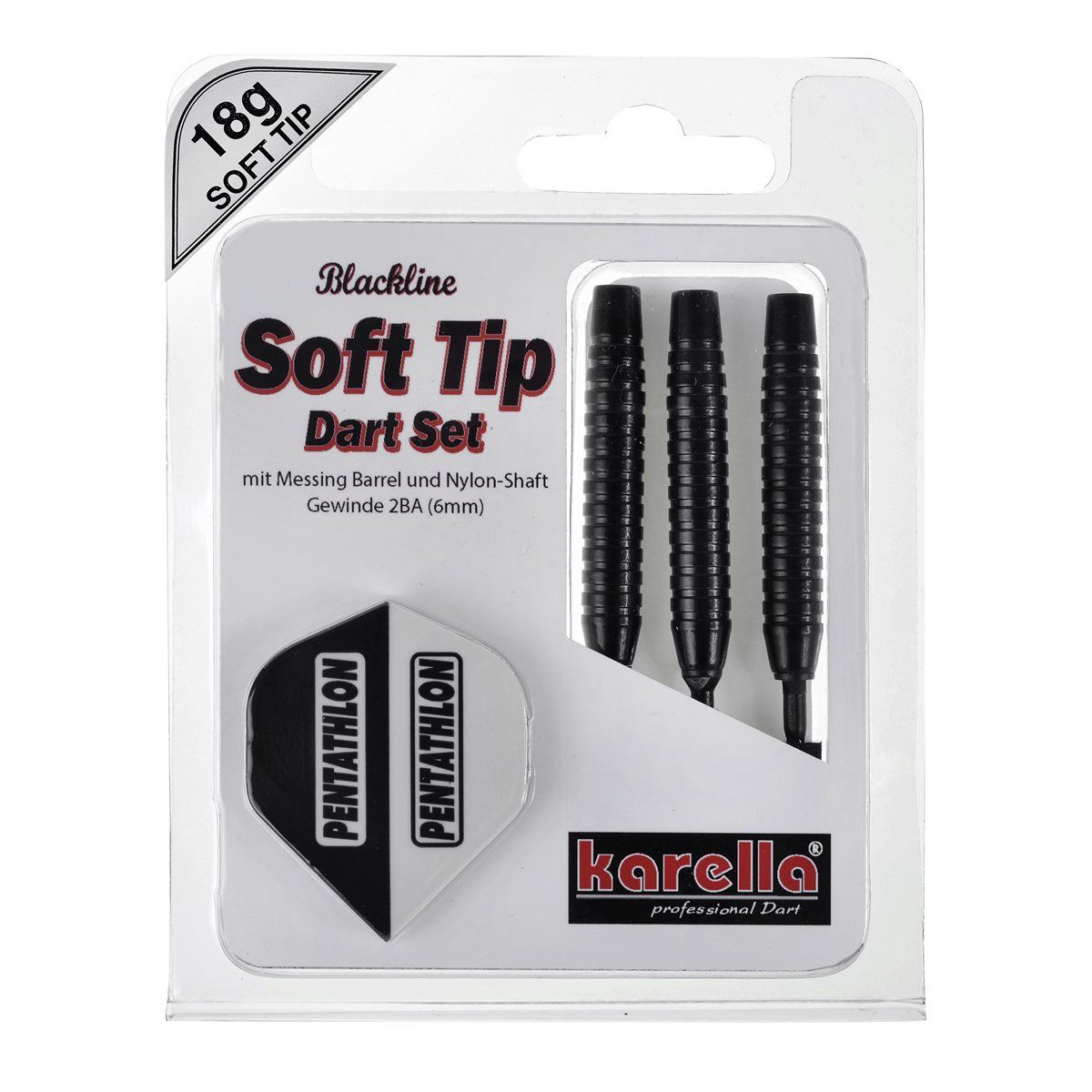 Softdart Karella BLACKLINE 3 - 18 Gramm Softdart Pfeile Softdarts