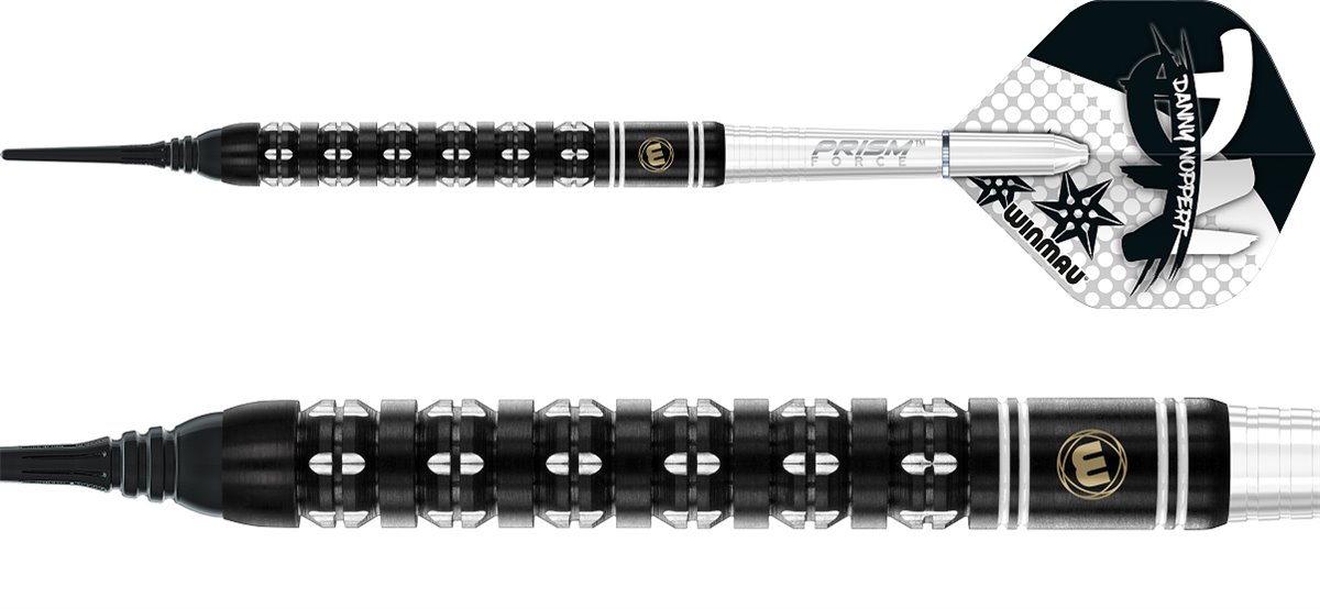 WINMAU Danny Noppert Freeze 22 Gramm Profi Stahlspitze Wolfram Dartpfeile Mit Flüge Und Stiele (Wellen