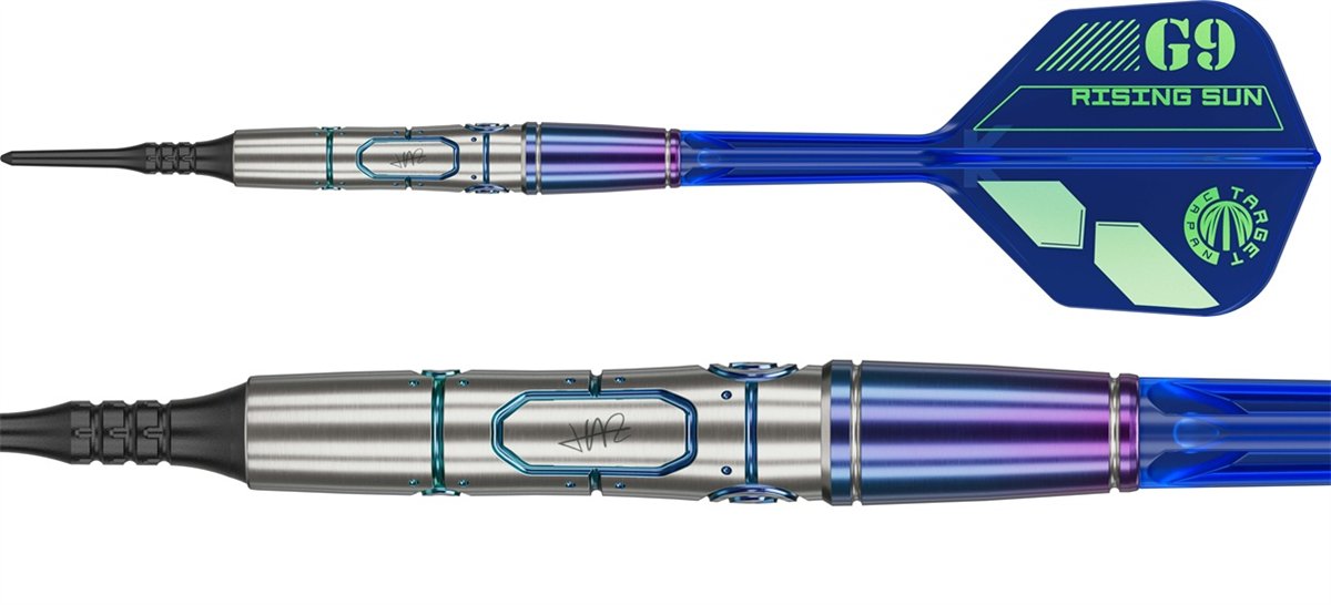 Target Risign Sun Haruki Muramatsu Gen 9 G9 NO GROOVE 95% Softdarts 19 Gramm Softdarts