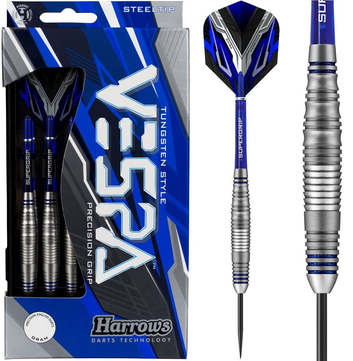 HARROWS Vespa Tungstenlook Brass Steeldarts 21/22/23/24 Gramm Steeldarts
