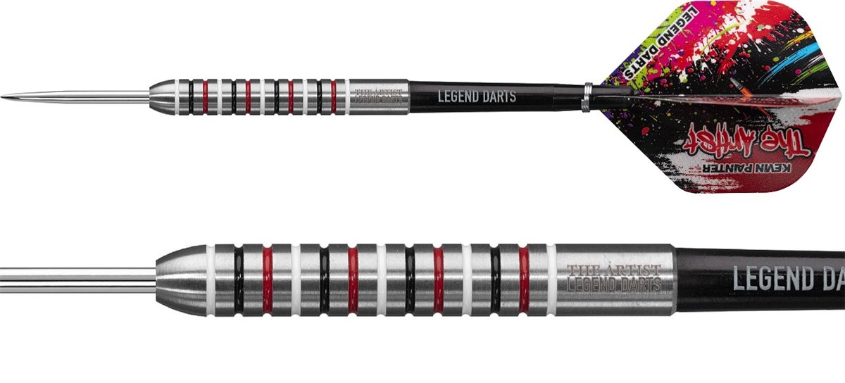 Legend Darts The Artist Kevin Painter Ringed Steeldarts 22/24 Gramm Steeldarts