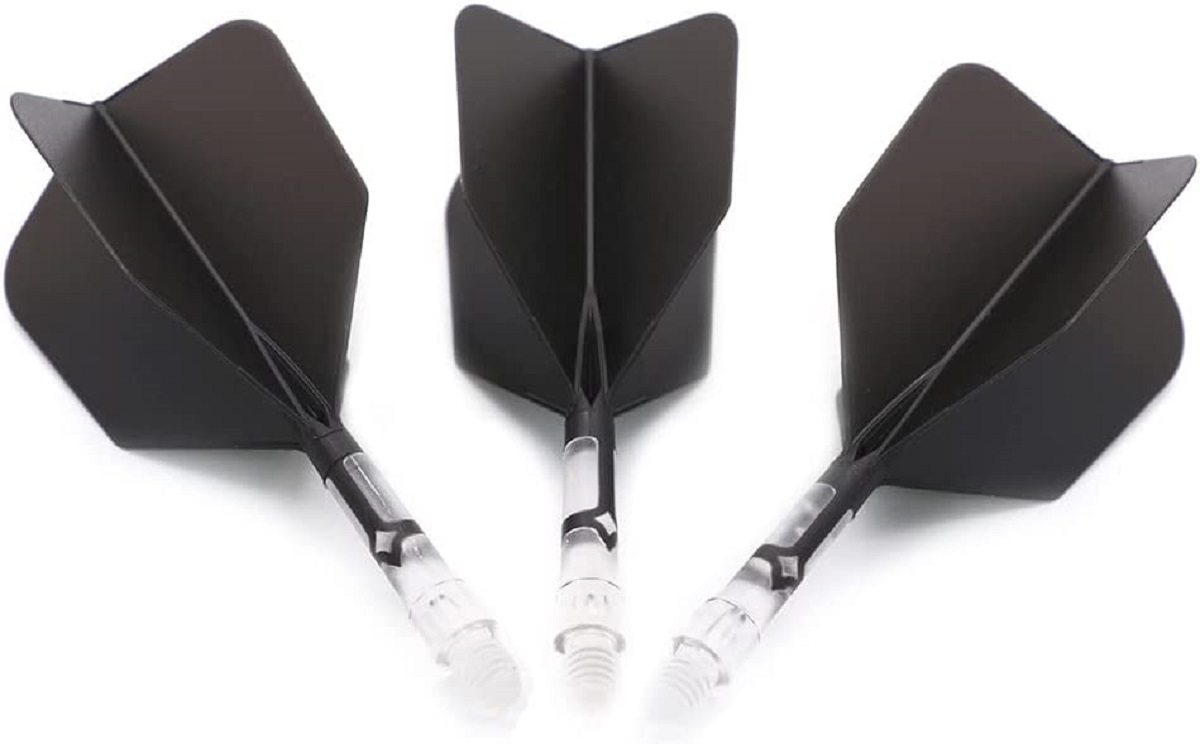 Kirsche Kanone Berechnung dart flight und shaft in einem zu binden See