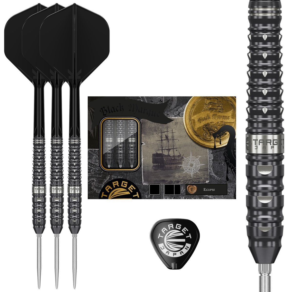 Target Black Marque Eclipse 90% Swiss Points Steeldarts 23/25 Gramm Steeldarts