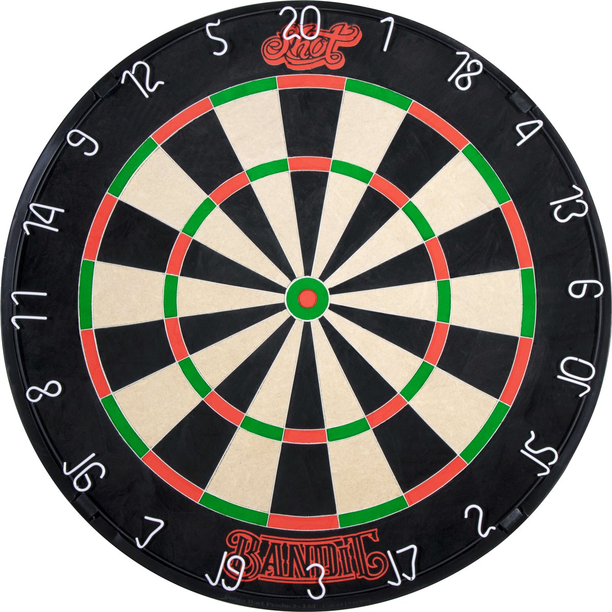 B-Ware Shot! Bandit Dartboard Steeldart Scheibe