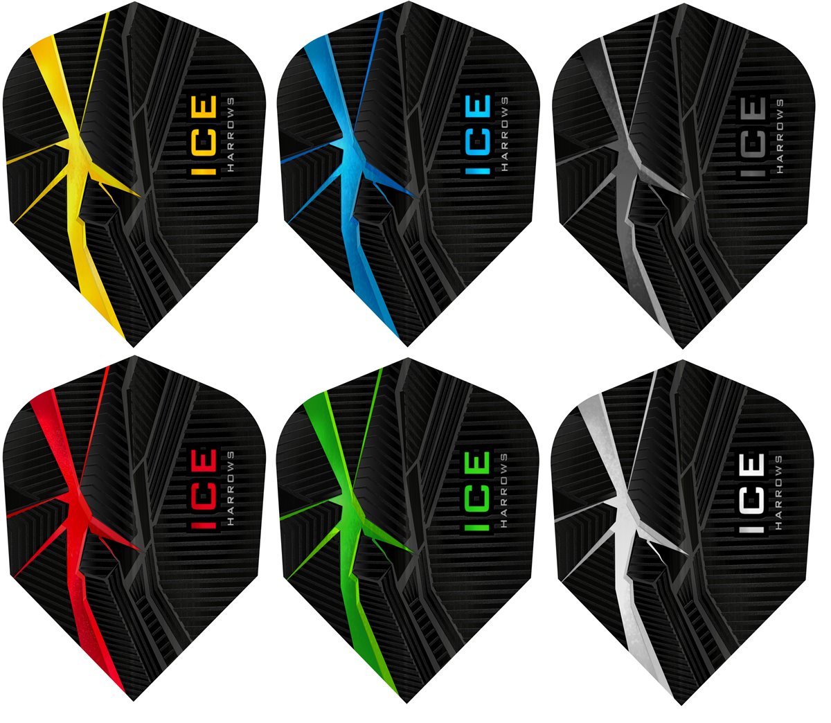 Harrows ICE Recut Dart Flights 100 Micron HA85080x
