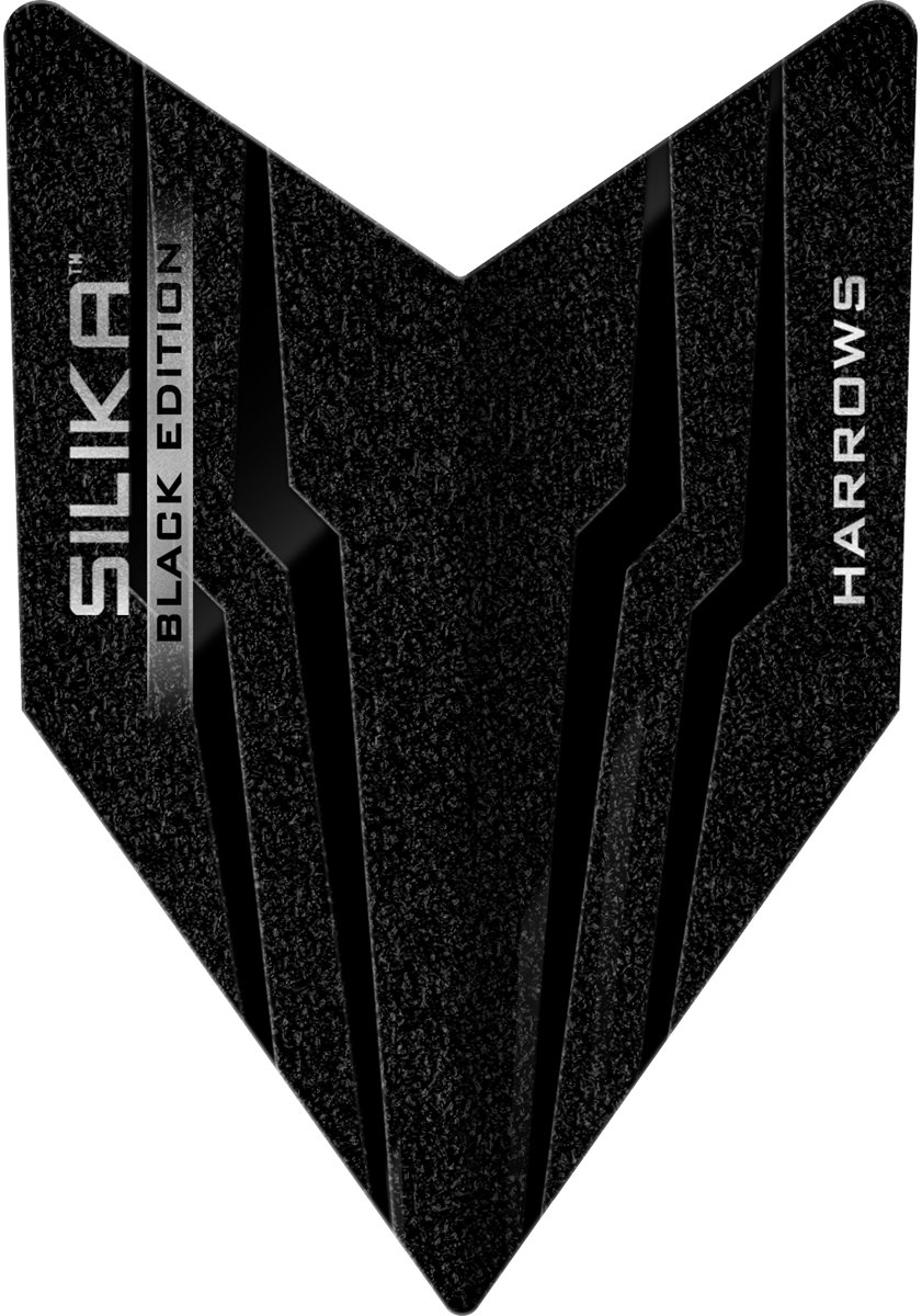 Harrows Silika Black Edition Dart Flights Velos Flights