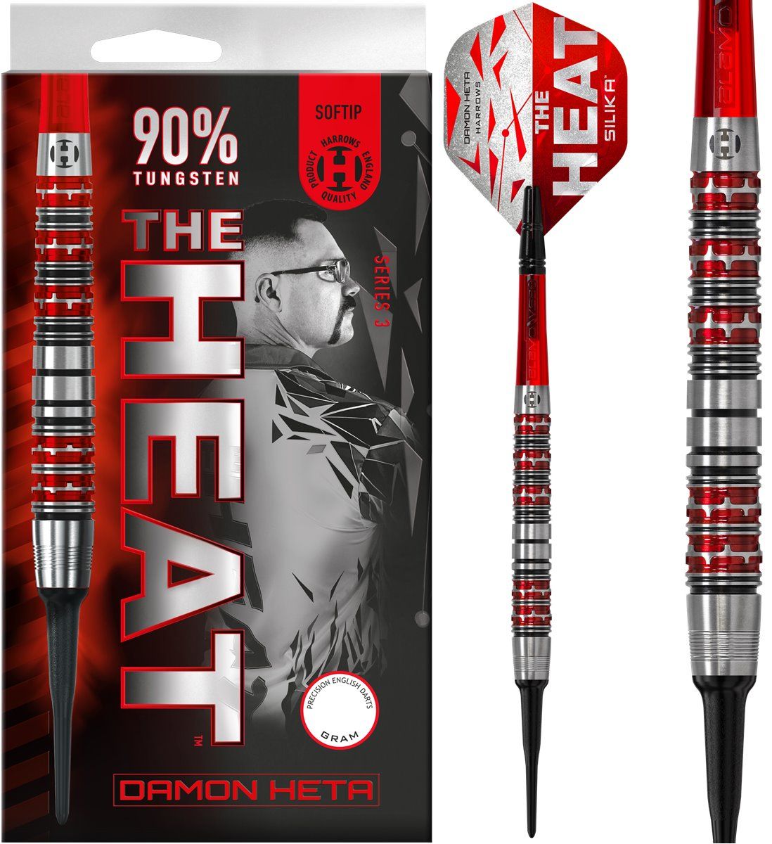 Harrows Damon Heta G3 90% Softdarts 18/20 Gram Softdarts