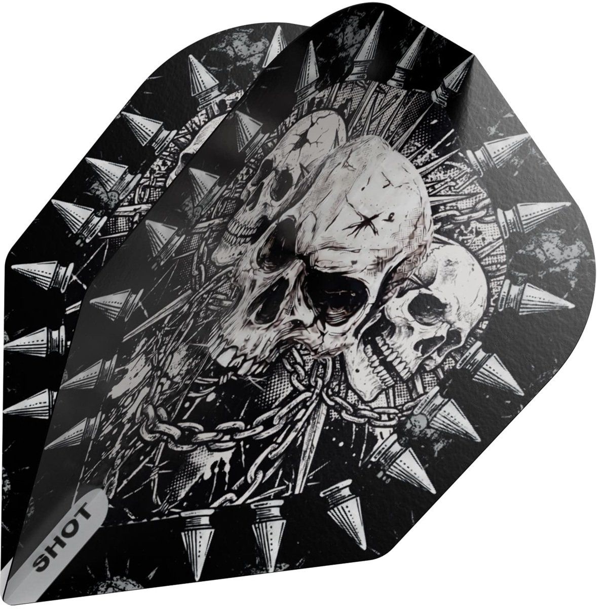 Shot! Gnarly Skulls Flights No.6 Shape Flights