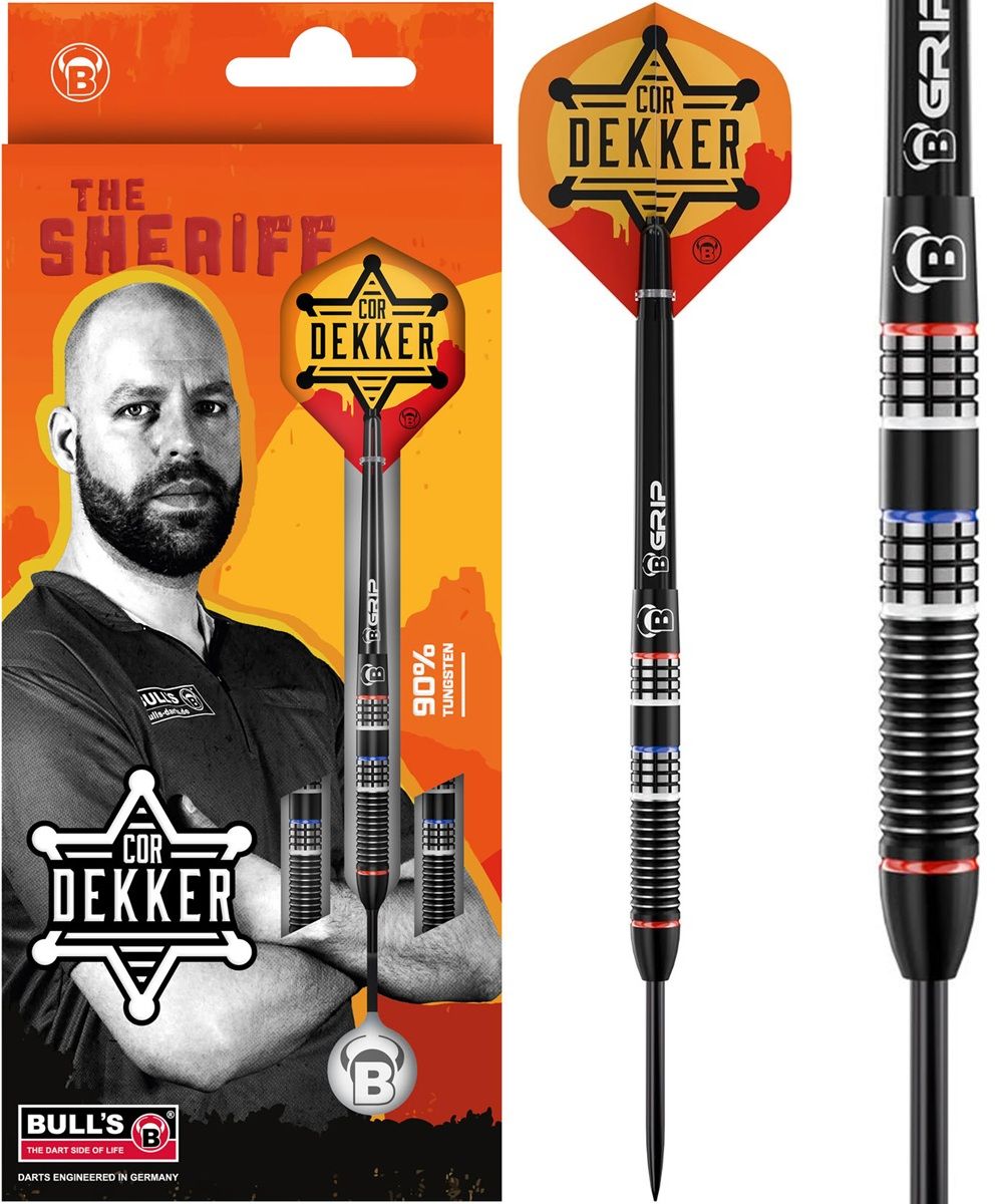 Bull´s Cor Dekker 90% Steeldarts 23 Gramm Steeldarts