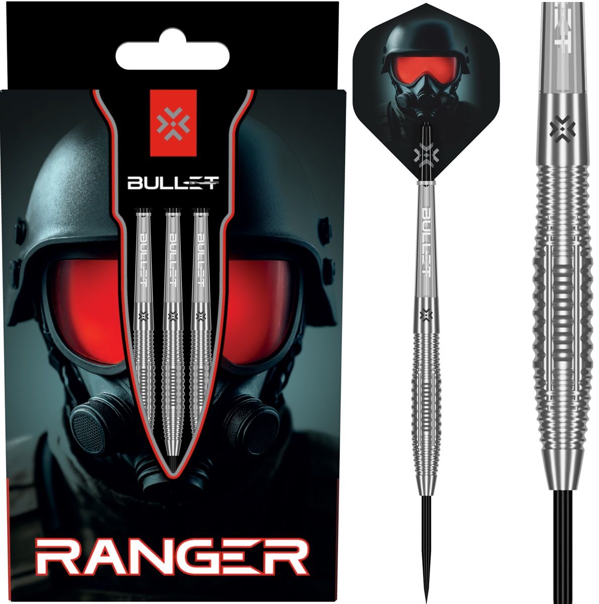 Bullet Ranger 90% Steeldarts 21/23/25 Gram Steeldarts