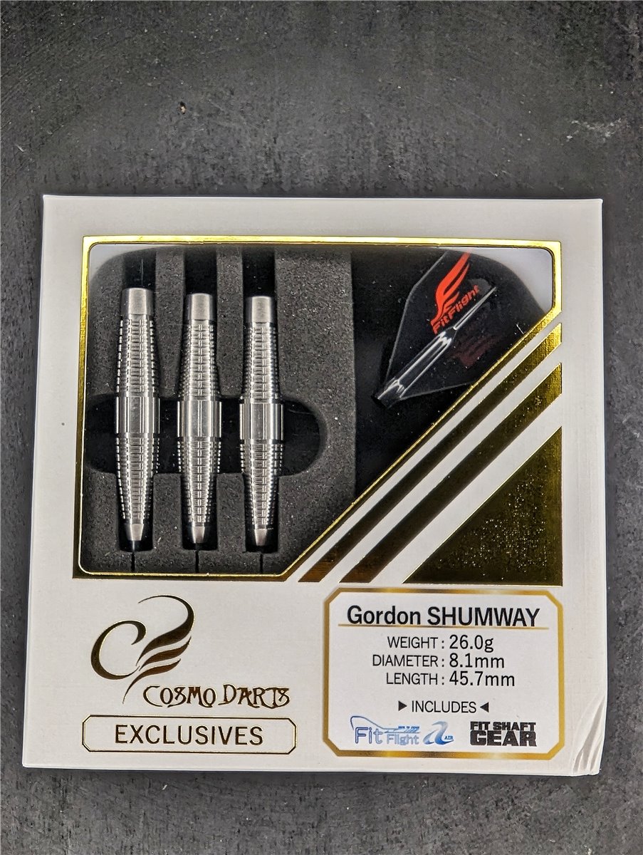 Cosmo Gordon Shumway 95% Steeldarts 26 Gramm Steeldarts