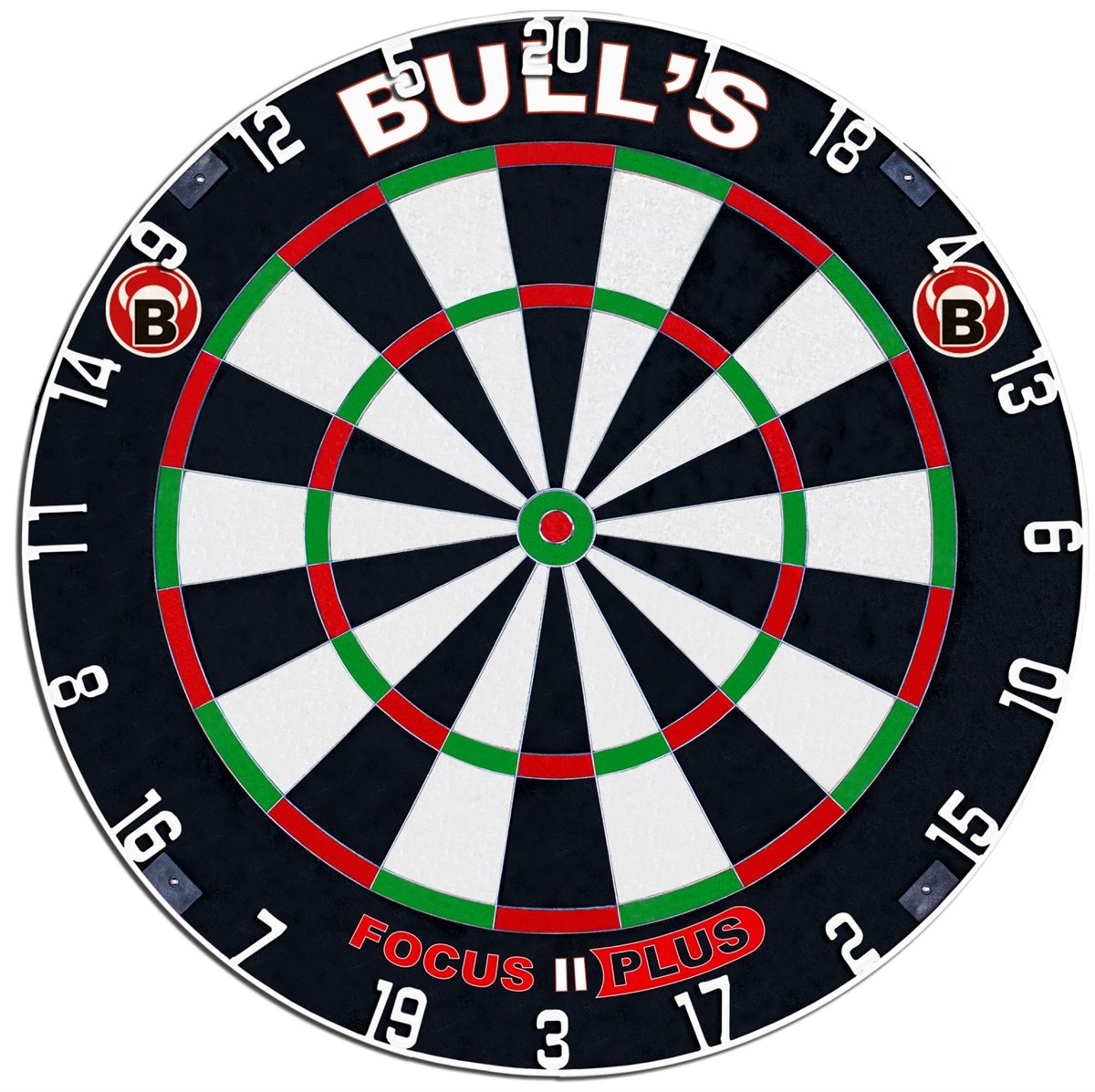 BULL'S Focus II Plus Bristle Dart Board Bristle Board