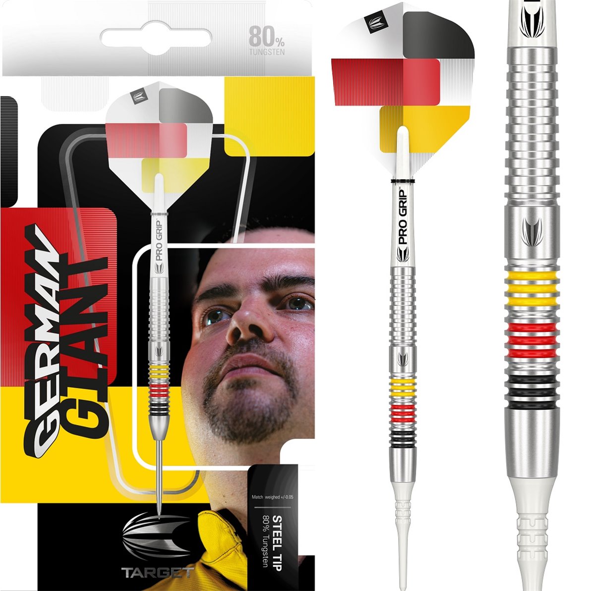 Target Gabriel "German Giant" Clemens 80% 2020 Softdarts 19/21 Gramm Softdarts