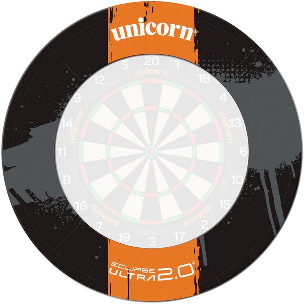 Unicorn Eclipse Ultra 2.0  Bristle Dart Board Surround Catchring Wandschutz
