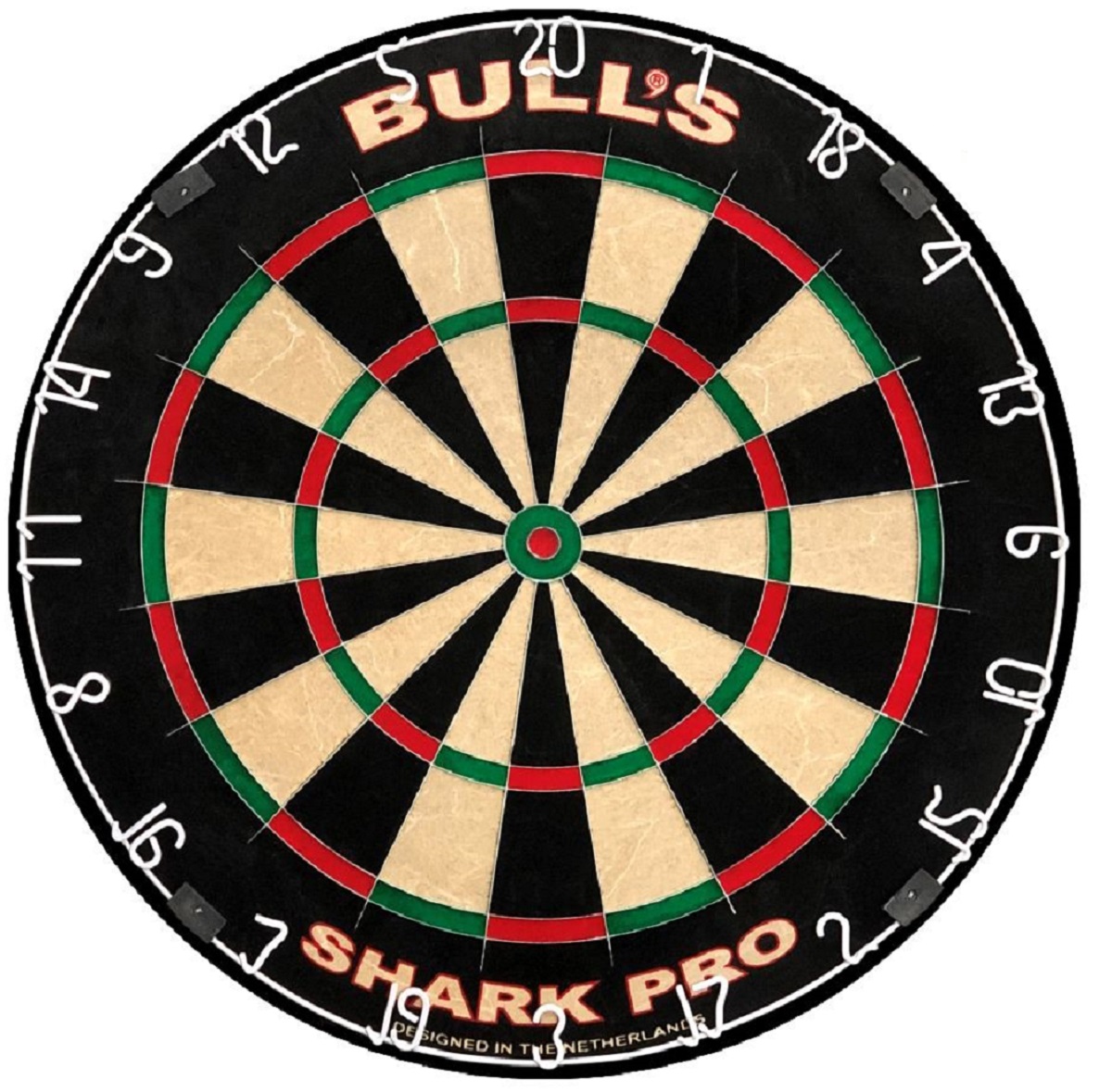 Bull's NL Shark Pro Dartboard inkl. Rotate Bracket Bristle Board