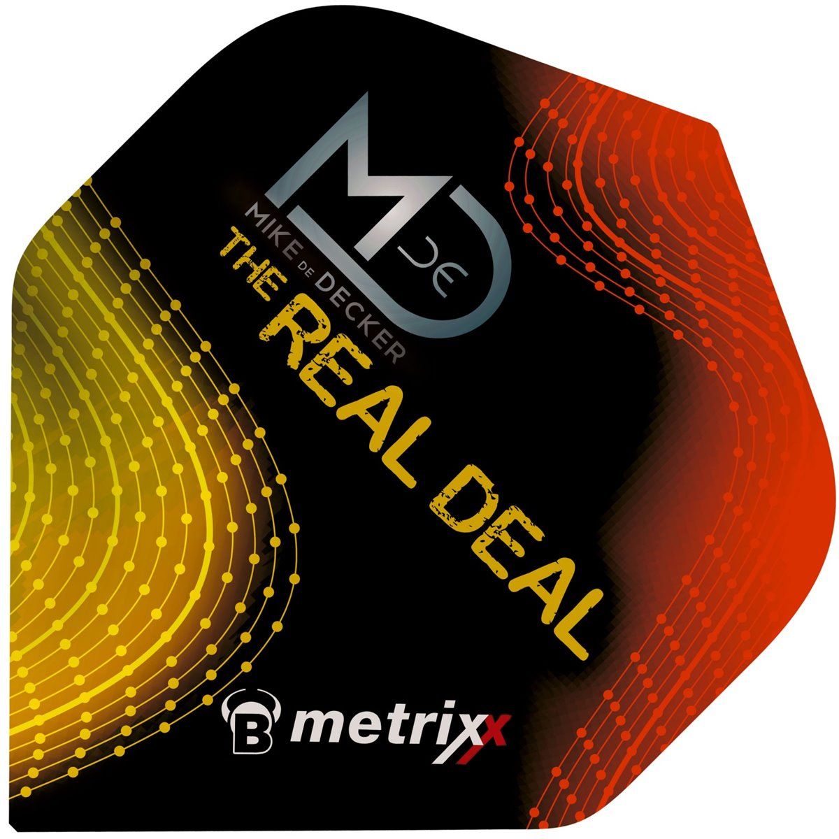 BULL'S Metrixx Flights A-Standard Mike de Decker 150 Micron Flights