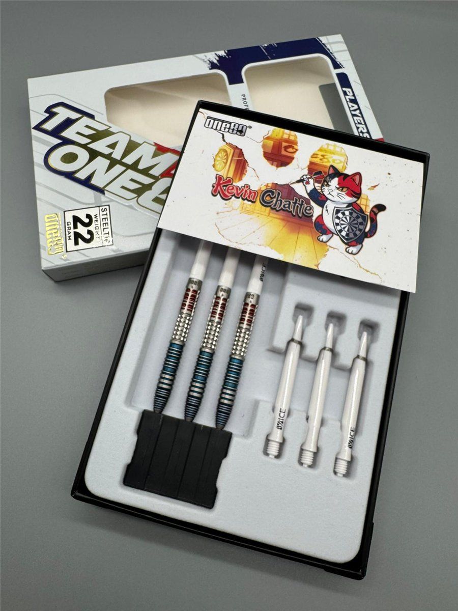ONE80 Kevin Chatte 90% Steeldarts 22 Gramm Steeldarts