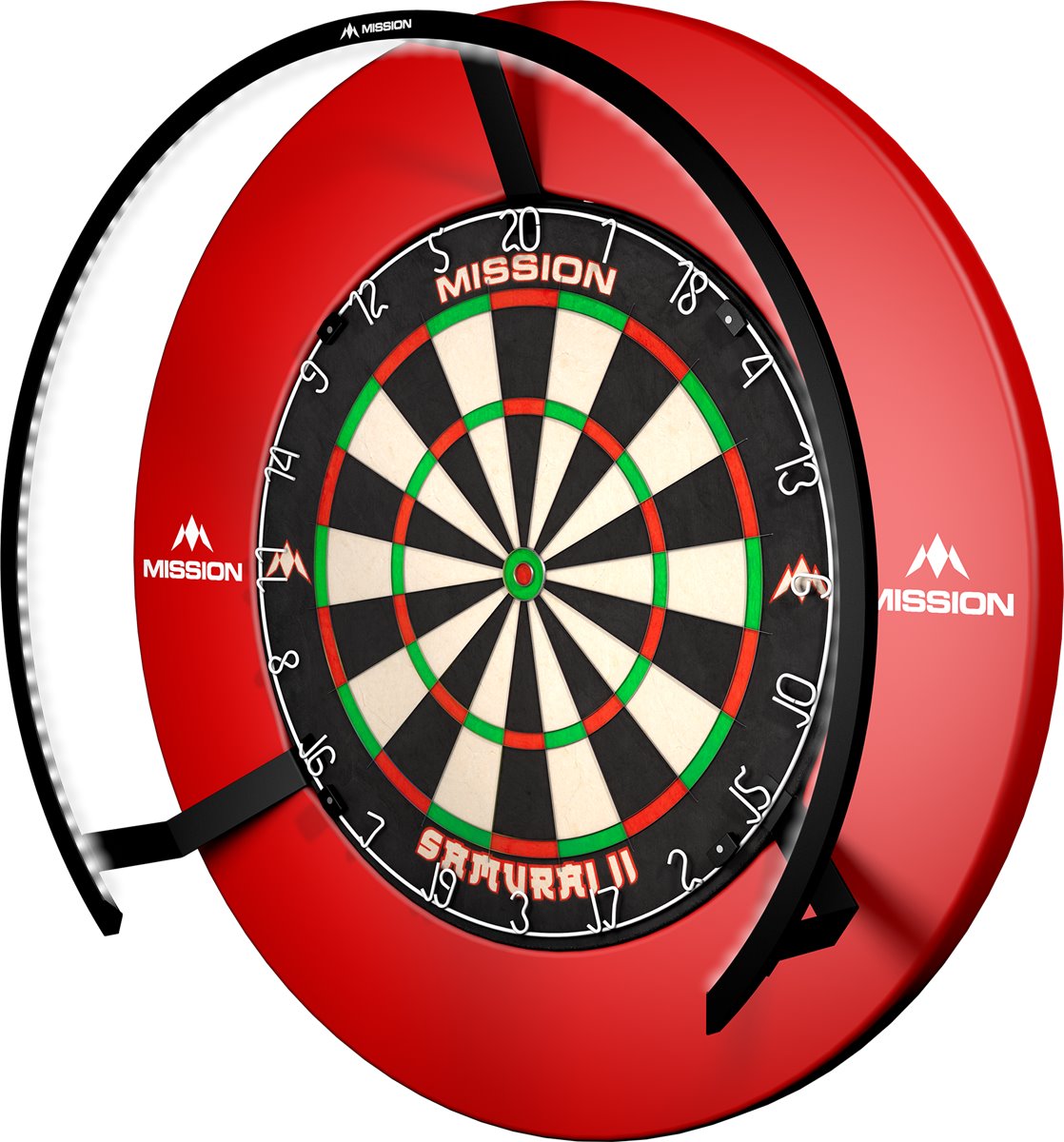 B-Ware/ Retourware Mission Torus 270 Lighting System LED Licht für Dartboards Dartscheiben Boardzubehör B-Ware/ Retourware Mission Torus 270 Lighting System LED Licht für Dartboards Dartscheiben Boardzubehör