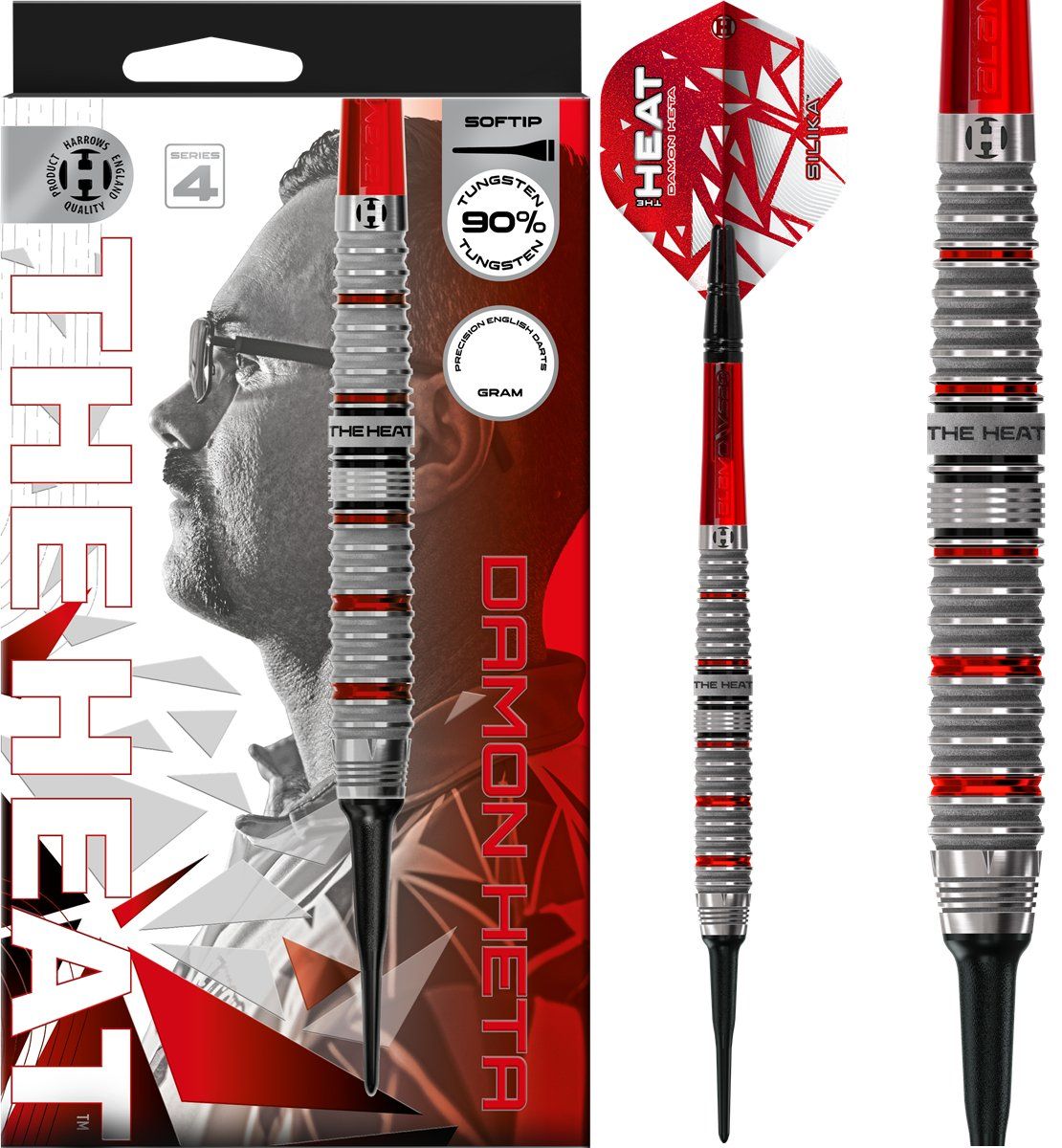 Harrows Damon Heta G4 90% Softdarts 18/20 Gram Softdarts