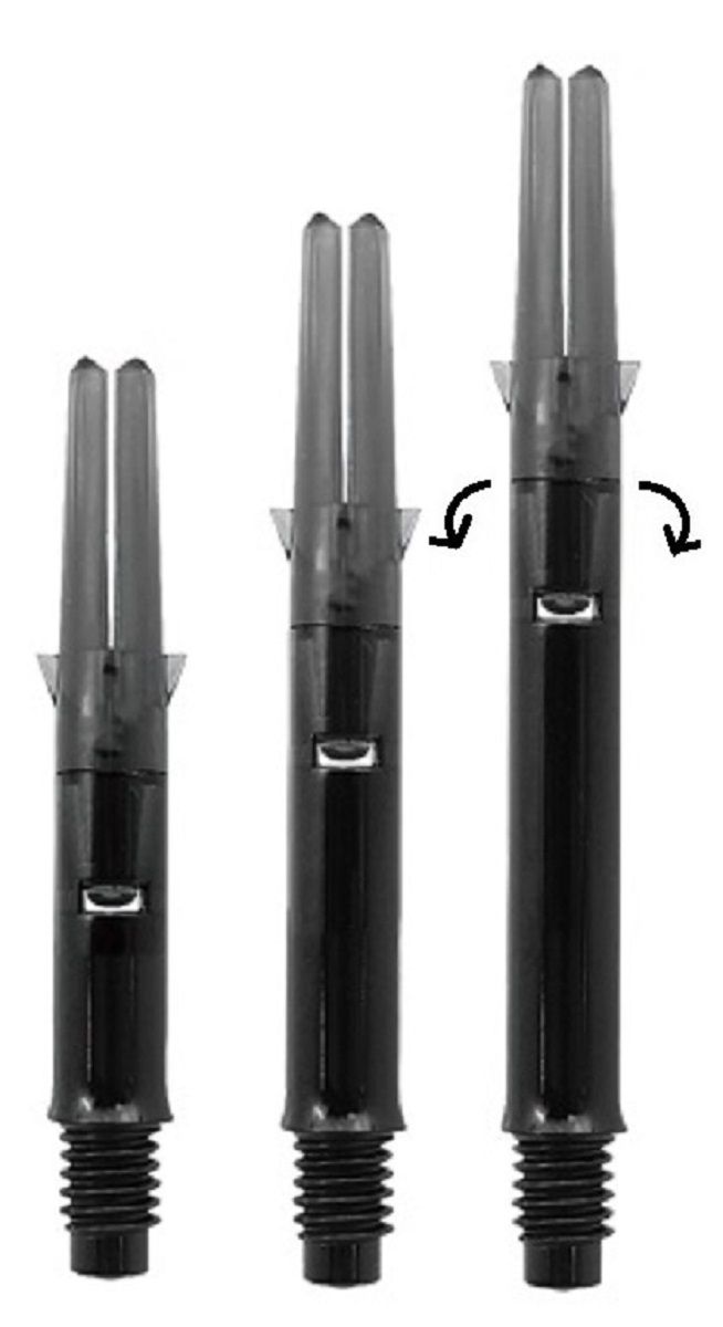 L-Style Dart Schafts Silent Straight Spinners Spin-Effekt Shafts