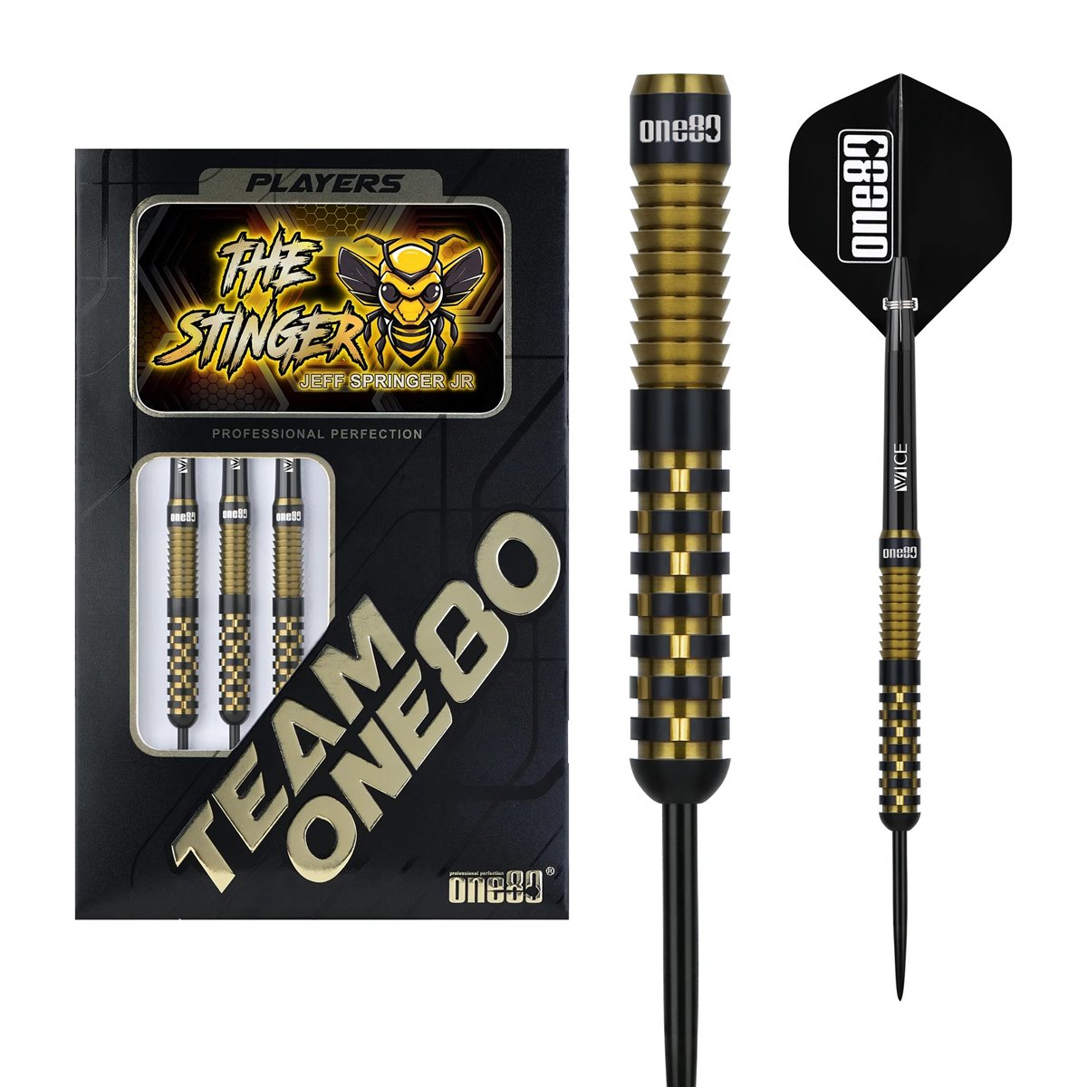 ONE80 Jeff Springer Signature Steeldarts 22/24 Gramm Steeldarts