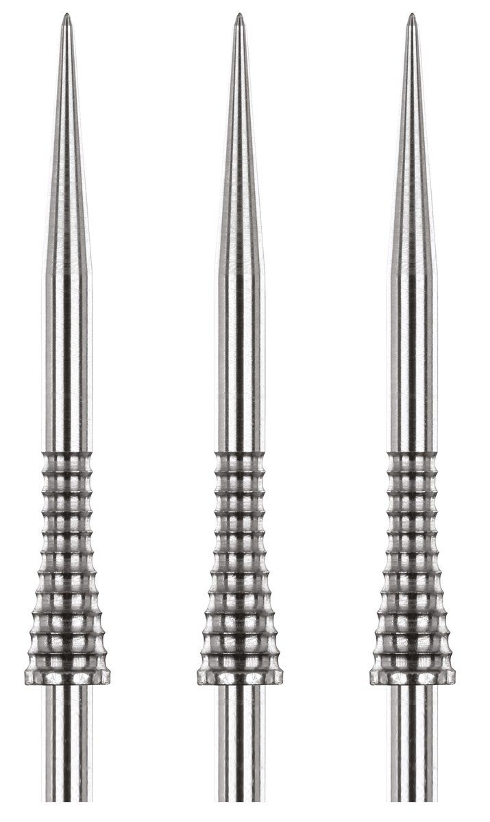 Pointes De Fléchettes Target Storm Point Interchangeables (acier) - Lot De 3 - Lisse, Rainuré Ou Nano-grip - 30 Mm - Pour Fléchettes Steel Tip
