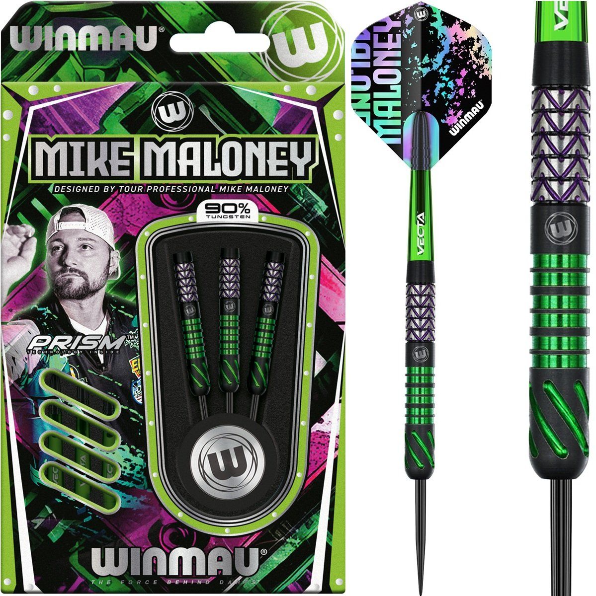 Winmau Mike Maloney 90% Steeldarts 22/24 Gramm Steeldarts